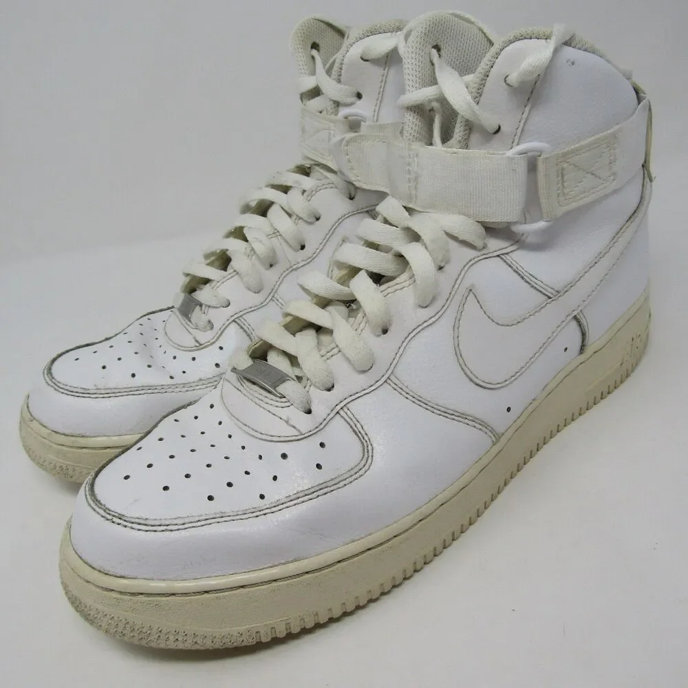 Nike Air Force 1 High AF1 White Athletic Sneakers Men's US 11.5 315121-115
